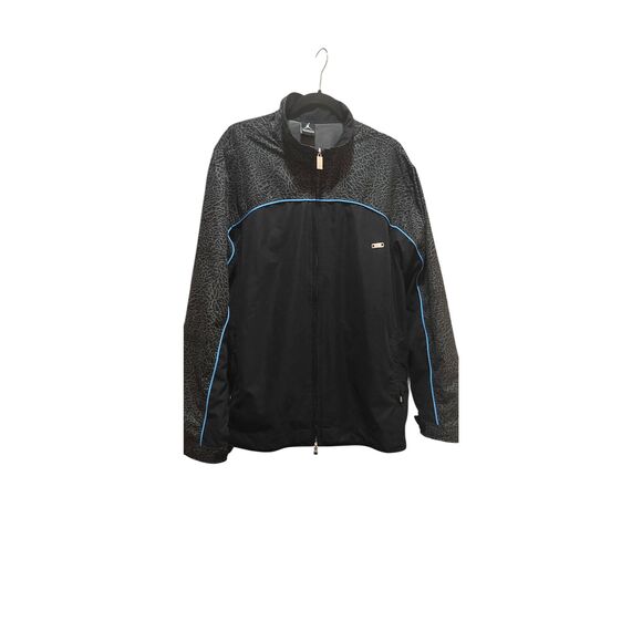 Nike Air Jordan AF-1 Black Men Jacket Basketball Vintage Size Large - Picture 1 of 6